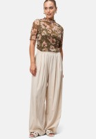zero Mesh-Blumen-Shirt mit hohem Kragen | Betty Barclay