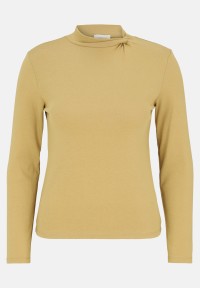 Cartoon Langarm-Shirt mit Kragen