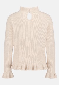 Cartoon Strickpullover mit Stehkragen