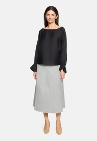 Betty Barclay Satin-Bluse mit U-Boot-Ausschnitt