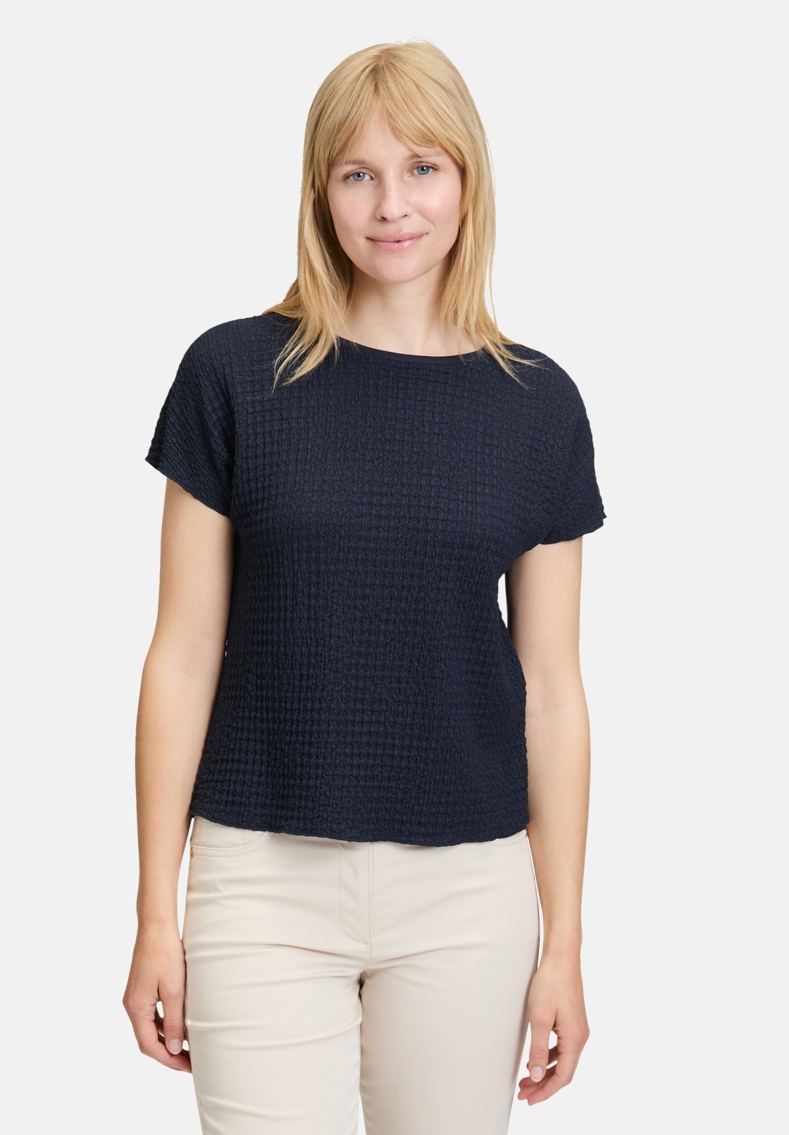 Betty Barclay Strukturshirt mit U-Boot-Ausschnitt