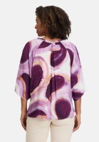 Cartoon Casual-Bluse mit Muster