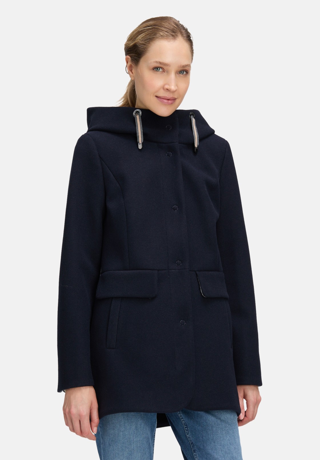 Amber & June Winterjacke mit Kapuze