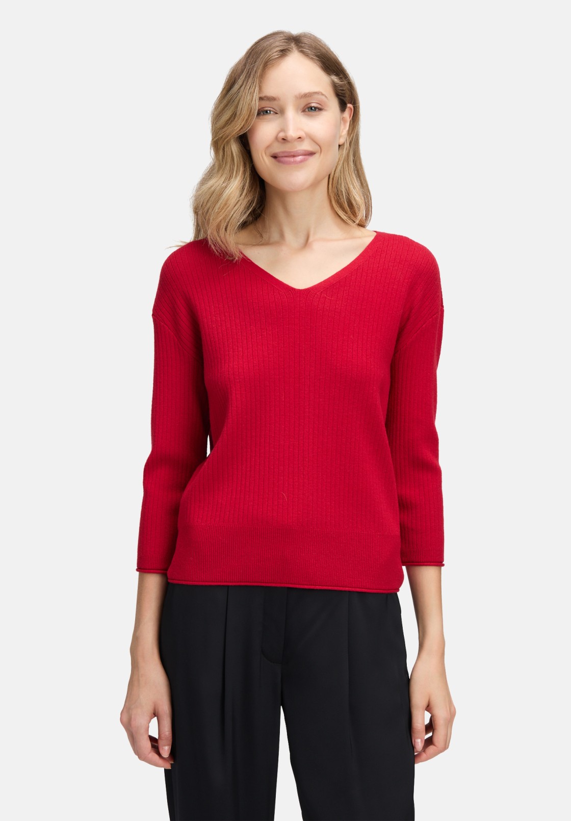 Betty Barclay Feinstrickpullover mit V-Ausschnitt