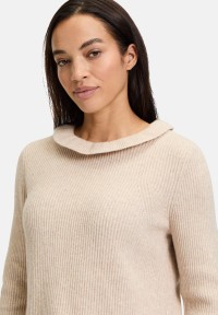 Cartoon Strickpullover mit Rüschen