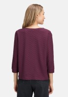 BETTY & CO Strukturshirt mit Rundhalsausschnitt