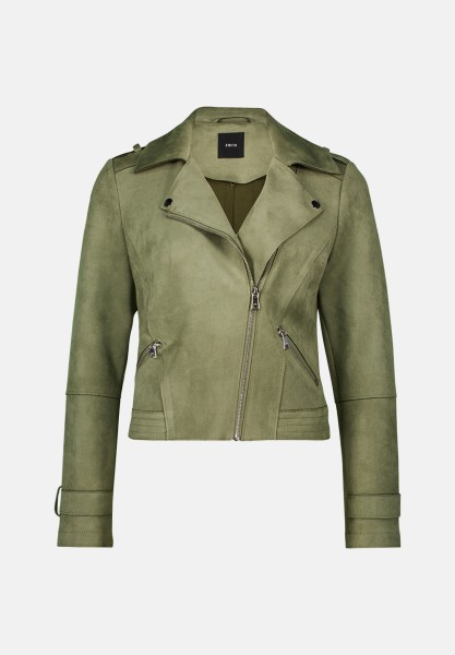 zero Velourslederjacke mit Reißverschluss | Betty Barclay