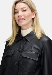 BETTY & CO Lederjacke langarm