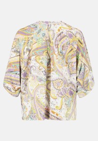 Cartoon Oversize-Bluse mit Muster