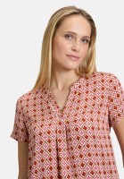 Cartoon Blusenshirt mit Rüschen
