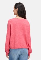 Cartoon Strickpullover mit Rundhalsausschnitt