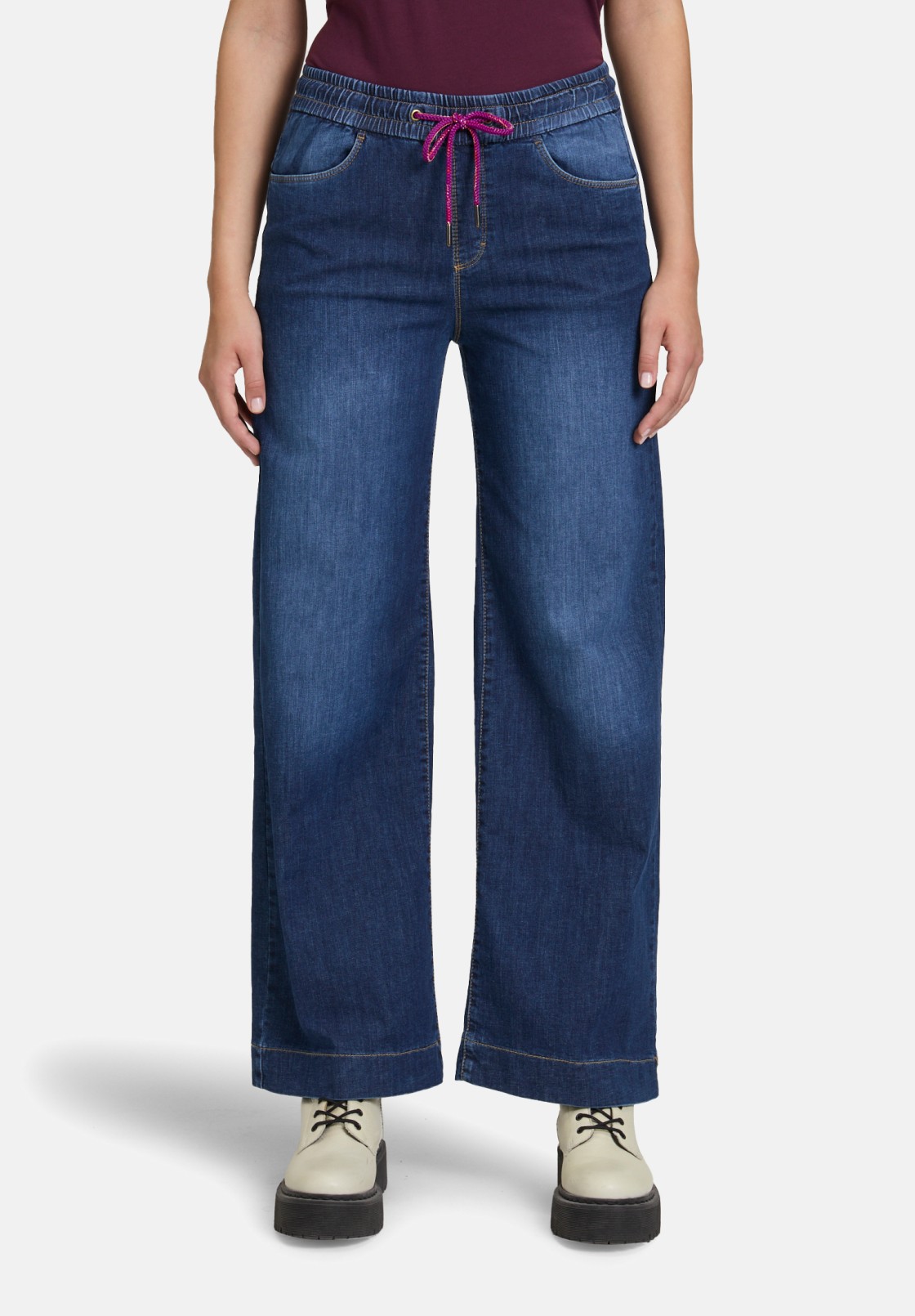 Cartoon Casual-Hose mit weitem Bein