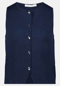 BETTY & CO Strickweste mit Knopfleiste