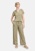 Cartoon Palazzo-Hose mit Gummizug