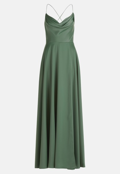 Vera Mont Abendkleid mit Wasserfallausschnitt