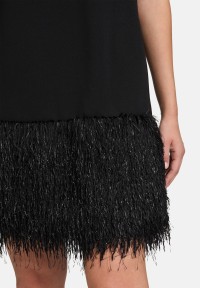 Vera Mont Abendkleid mit Fransen