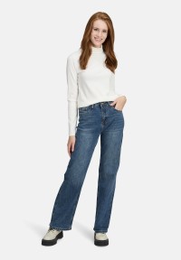 Cartoon Stretch-Jeans mit Strass