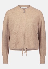 BETTY & CO Strick-Cardigan mit Reißverschluss