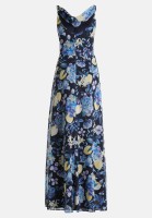 Vera Mont Cocktailkleid mit Wasserfallausschnitt