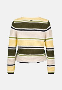 zero Strickjacke gestreift mit Knopfleiste | Betty Barclay