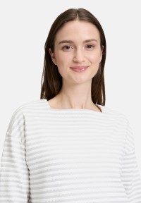 BETTY & CO Sweatshirt mit U-Boot-Ausschnitt