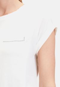 Cartoon Rundhals-Shirt mit Ärmelaufschlag