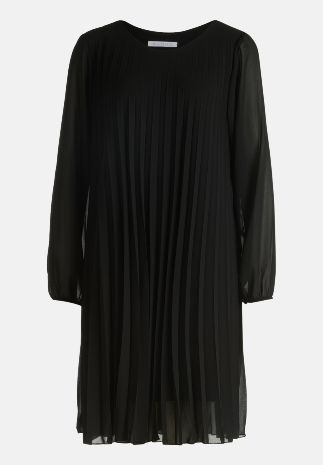 BETTY & CO Chiffonkleid mit Plissee