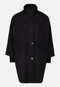Betty Barclay Wollmantel mit Strickdetails