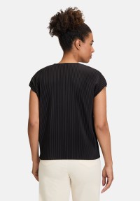 BETTY & CO Kurzarm-Shirt mit Plissee