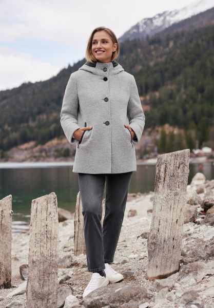 Gil Bret Wolljacke mit Kapuze
