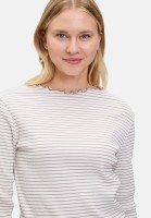 Cartoon Langarm-Shirt mit Kragen