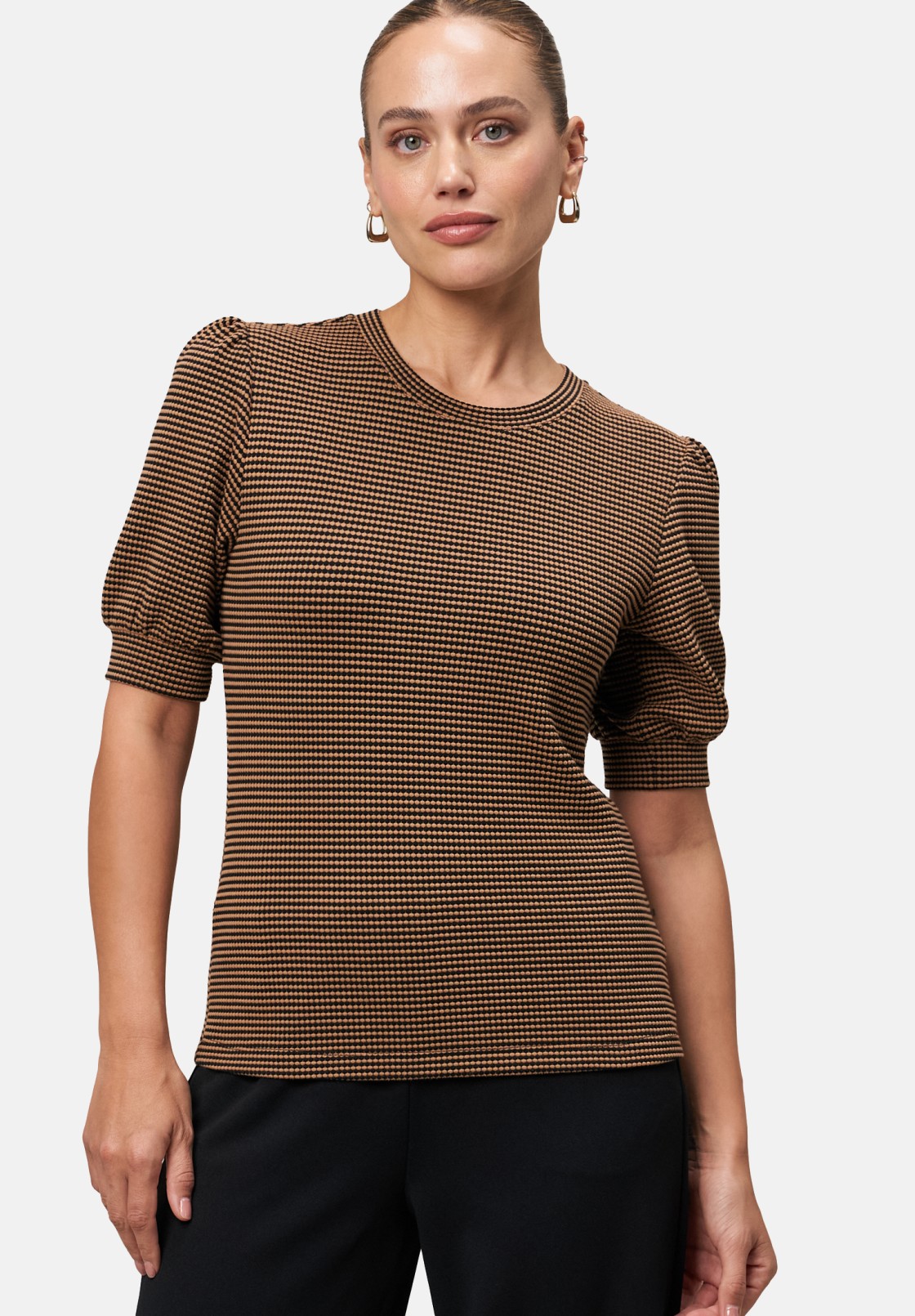 zero Strukturshirt kurzen Puffärmeln | Betty Barclay