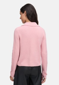 Cartoon Strick-Cardigan mit Reverskragen