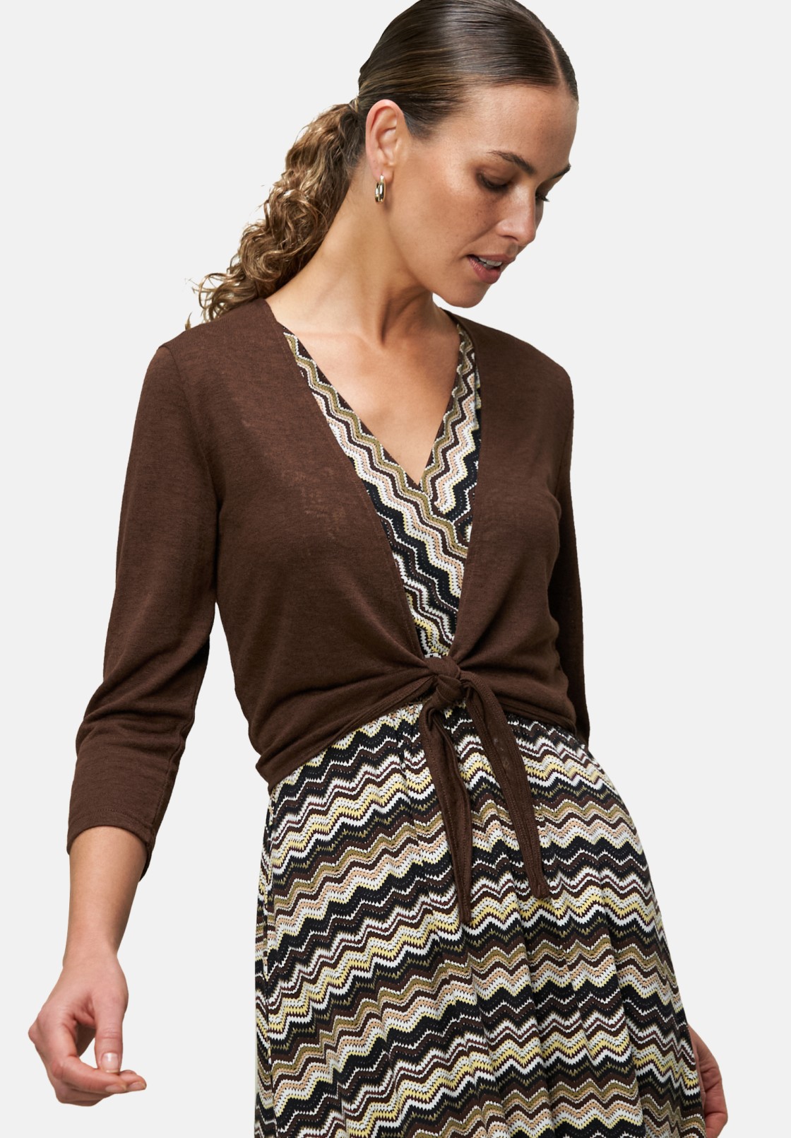 zero Strickjacke zum Binden | Betty Barclay