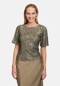 Vera MontPailletten-Bluse