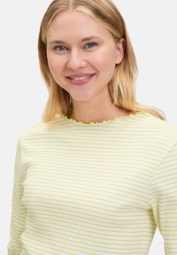 Cartoon Langarm-Shirt mit Kragen