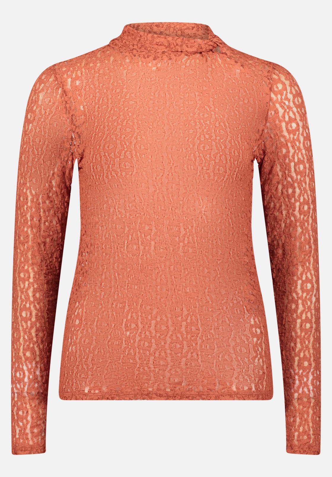 Cartoon Langarm-Shirt mit Kragen