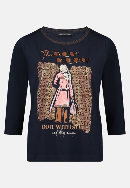 Betty Barclay Basic Shirt mit Rippbündchen