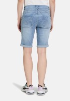 Cartoon Jeans-Shorts mit Stickerei
