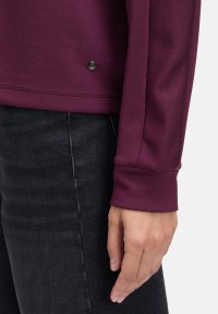 BETTY & CO Sweatshirt mit Stehkragen