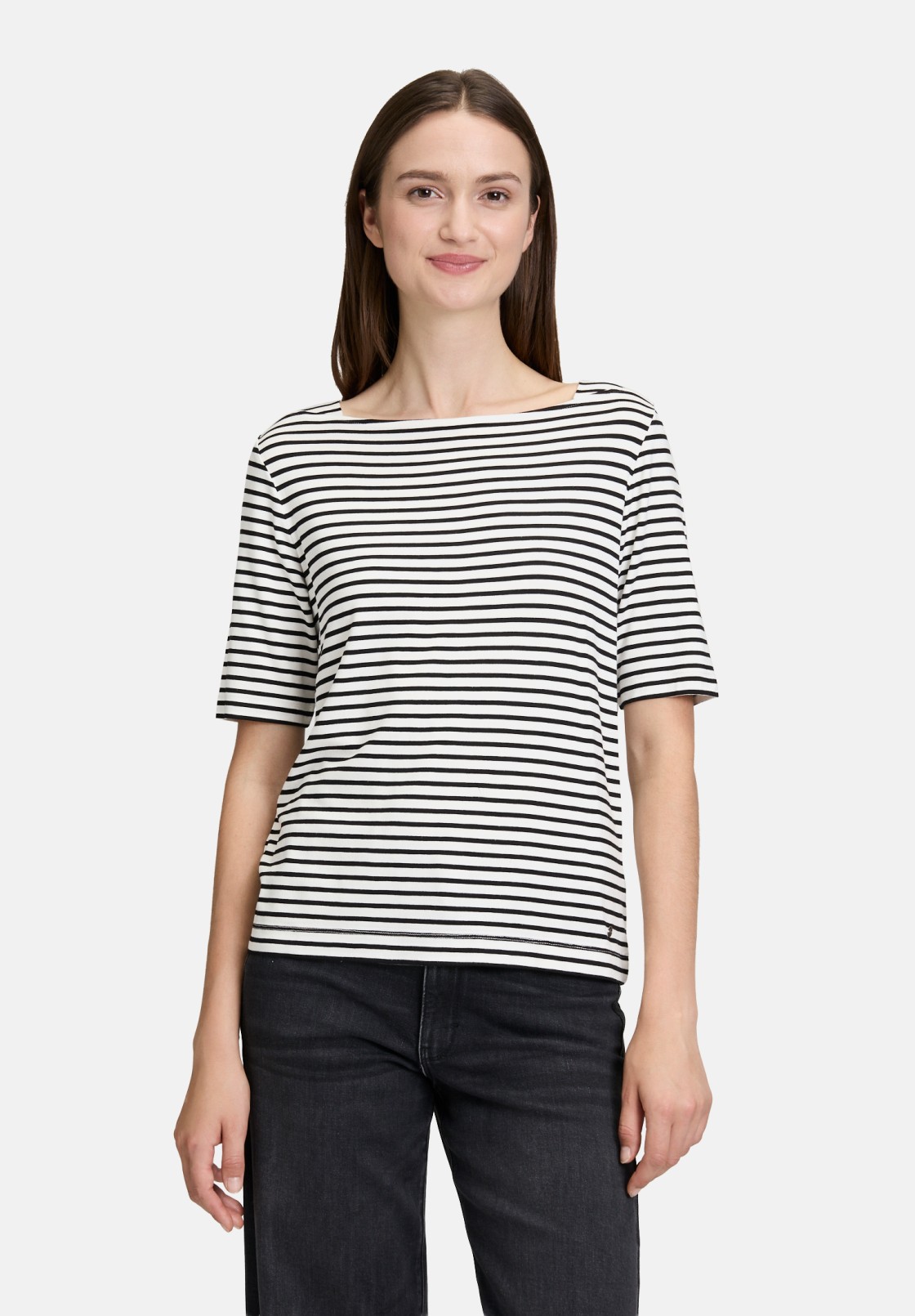 BETTY & CO Streifenshirt mit U-Boot-Ausschnitt