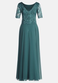 Vera Mont Abendkleid mit Spitze
