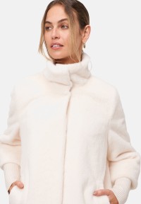 zero Fellimitat-Jacke mit Stehkragen | Betty Barclay