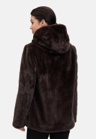Betty Barclay Plüschjacke mit Kapuze