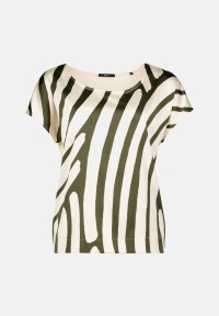 zero Satinshirt mit Print | Betty Barclay