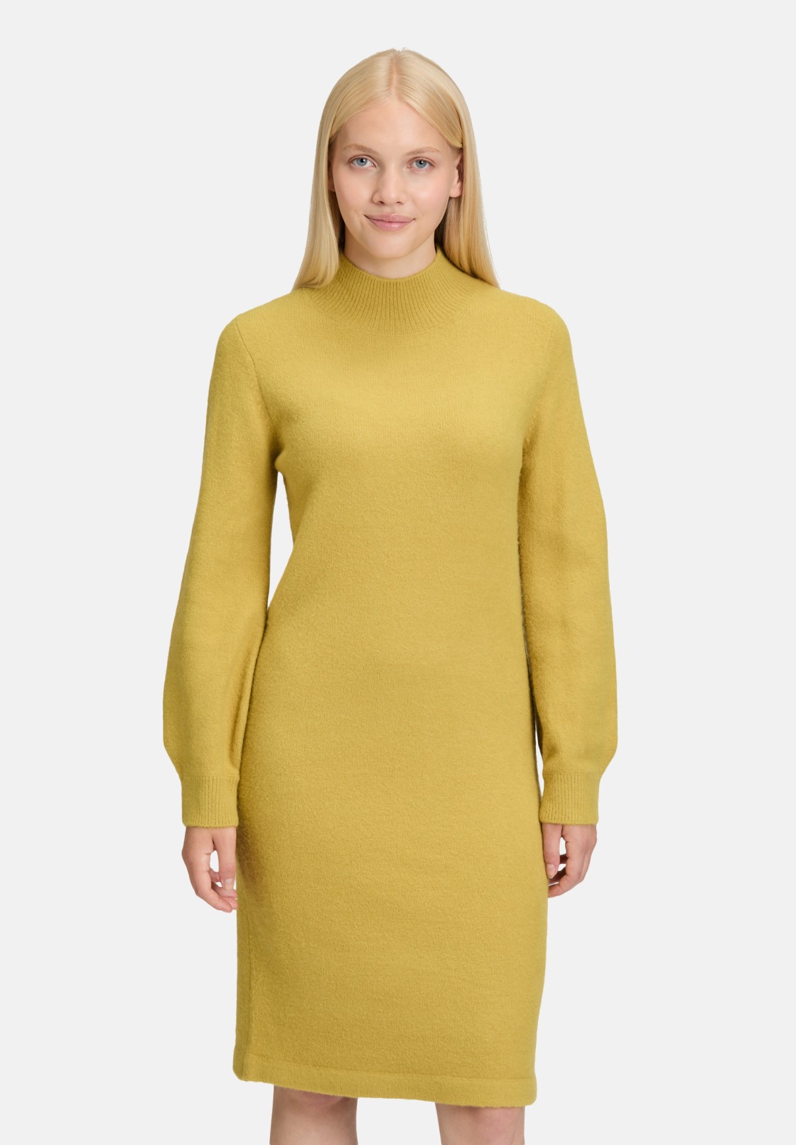 Cartoon Strickkleid mit Stehkragen
