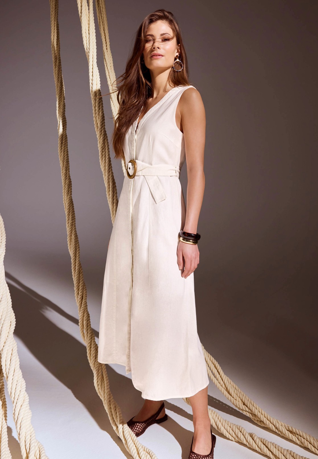 zero Midikleid mit Gürtel | Betty Barclay