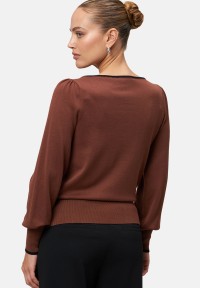 zero Feinstrickpullover mit Kontrastpaspel | Betty Barclay
