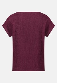Cartoon Strukturshirt kurzarm