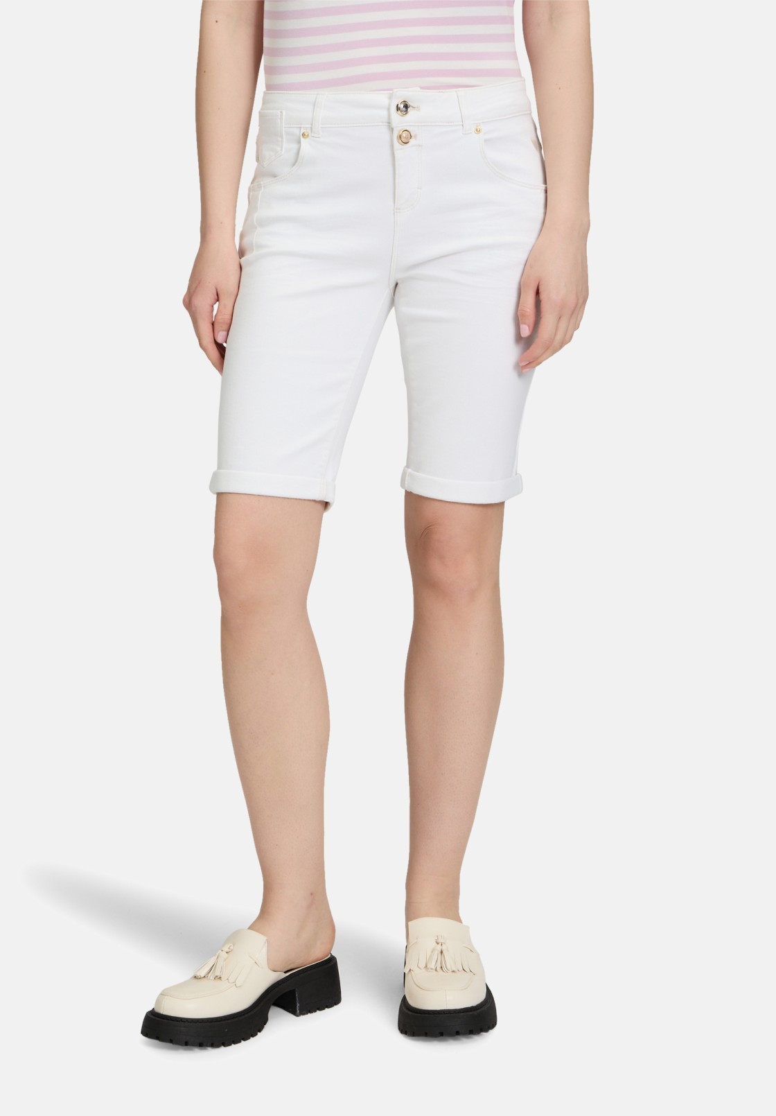 Cartoon Shorts mit Stickerei